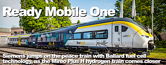Ready Mobile One: Siemens jumps on the peace train with Ballard fuel cell technology