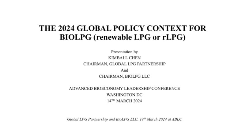 The Digest’s 2024 Multi-Slide Guide to the global policy context for BIO-LPG