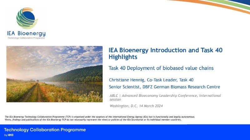 The Digest’s 2024 Multi-Slide Guide to IEA Bioenergy and Task 40