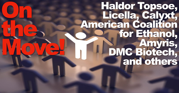 On the Move – Haldor Topsoe, Licella, Calyxt, ACE, Amyris, DMC, and others