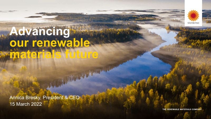 Realizing a Renewable Future: The Digest’s 2022 Multi-Slide Guide to Stora Enso
