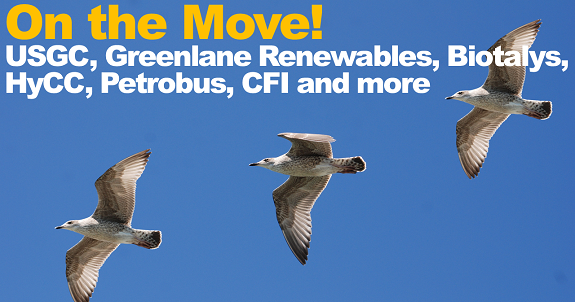 On the Move – USGC, Greenlane Renewables, Biotalys, HyCC, Petrobus and more