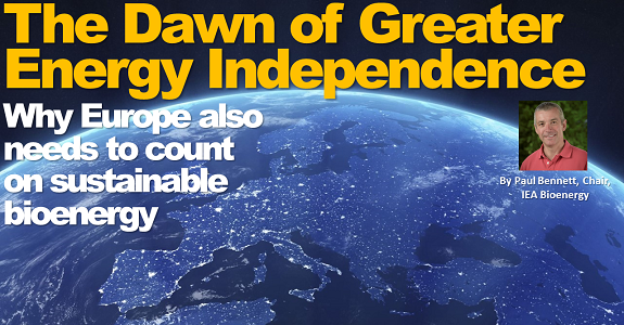 The Dawn of Greater Energy Independence – Why Europe also needs to count on sustainable bioenergy