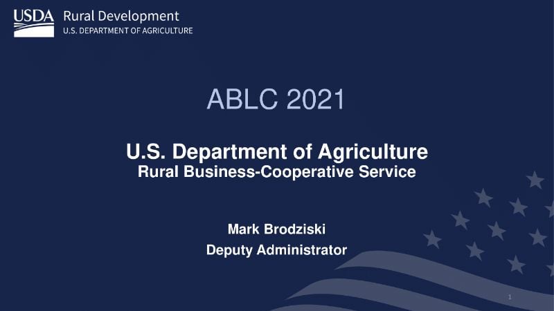 USDA’s Rural Business Cooperative Service: The Digest’s 2022 Multi-Slide Guide to USDA