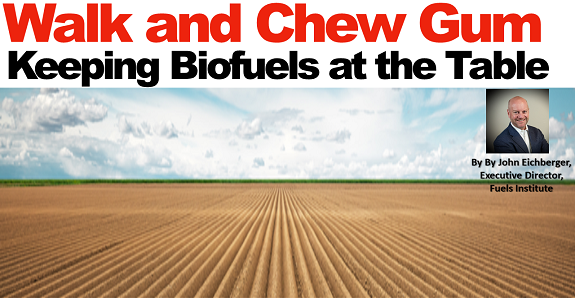 Walk and Chew Gum – Keeping Biofuels at the Table