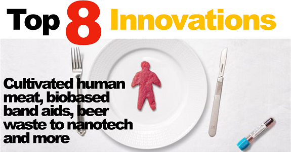 Cultivated human meat, biobased band aids, beer waste to nanotech and more: The Digest’s Top 8 Innovations for the week of June 30th