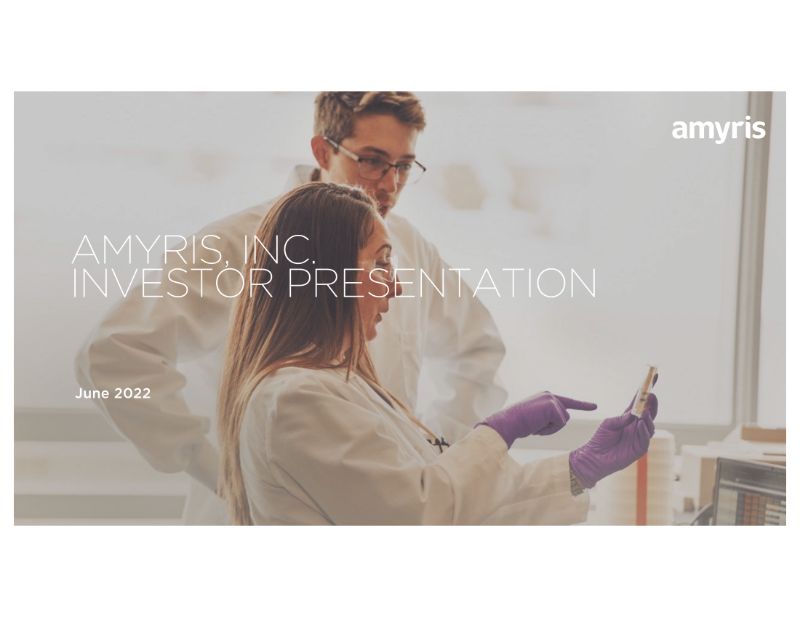The Digest’s 2022 Multi-Slide Guide to Amyris