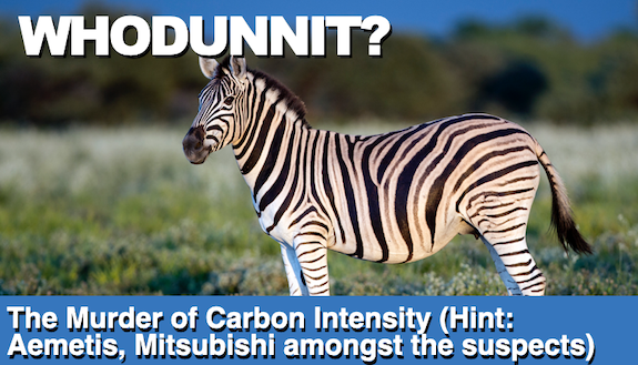 Whodunnit? The Murder of Carbon Intensity (Hint: Aemetis, Mitsubishi amongst the suspects)