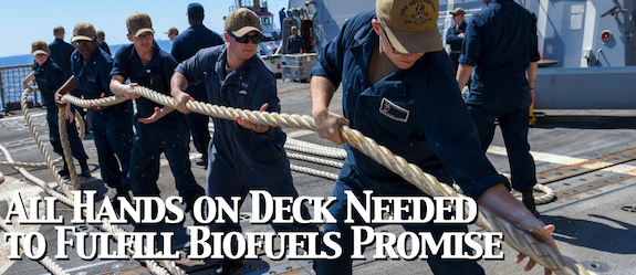 All Hands on Deck Needed to Fulfill Biofuels Promise   