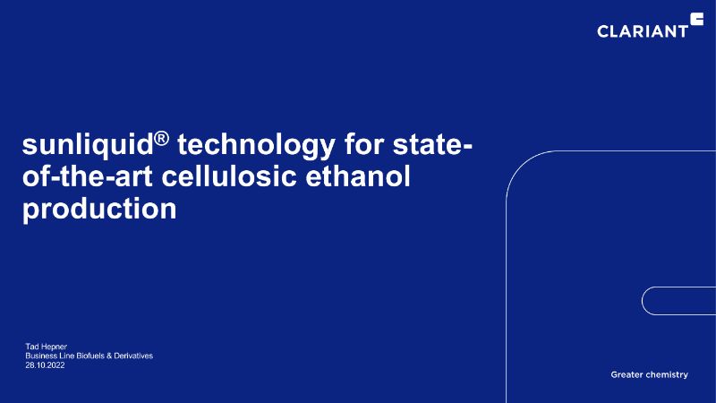 The Digest’s 2022 Multi-Slide ABLC Guide to Clariant Cellulosic Ethanol technology