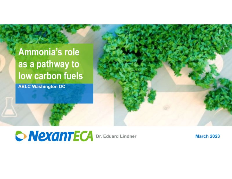 The Digest’s 2023 Multi-Slide Guide to Ammonia’s role as a pathway to low-carbon fuels