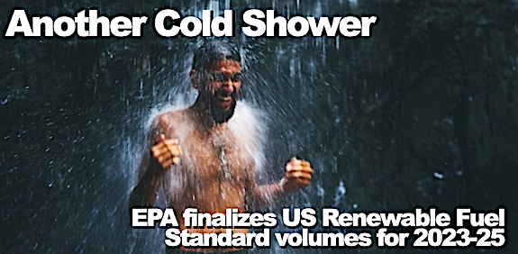 The cold shower: EPA finalizes US Renewable Fuel Standard volumes for 2023-25