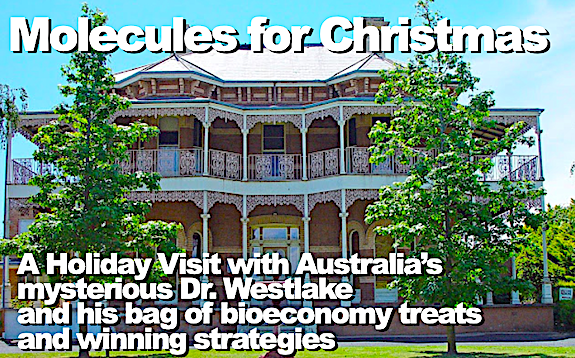 Molecules for Christmas: A visit with Australia’s mysterious bio-expert, Dr. Westlake, for holiday treats and strategies
