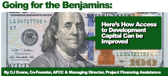 Going for the Benjamins: Here’s How Access to Development Capital Can be Improved