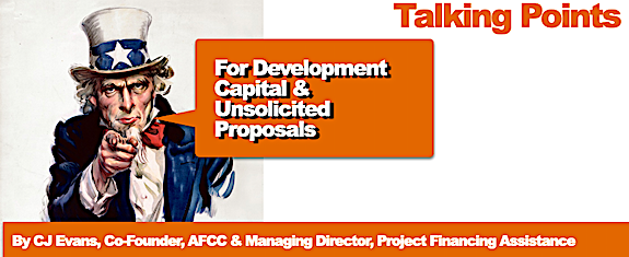 Development Capital & Unsolicited Proposal Talking Points